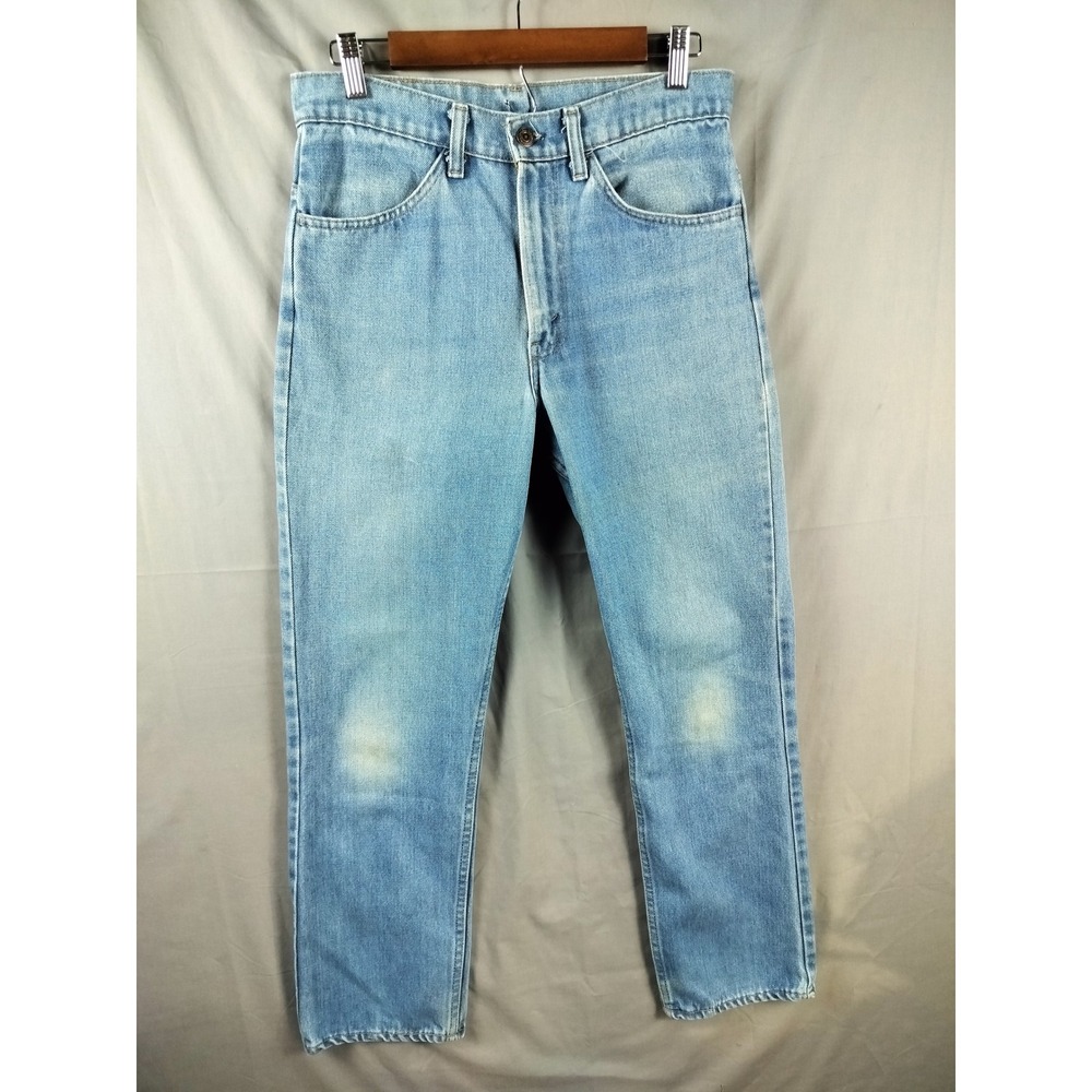 Levi 519 Jeans Men 32x34 fit 31x30 Vintage USA 70s Orange Tab Denim ヴィンテージ リーバイス